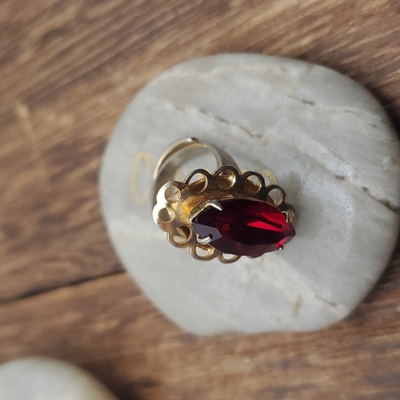 Adjustable band R524 Scarlett O'Hara ring - Picture 2 of 4